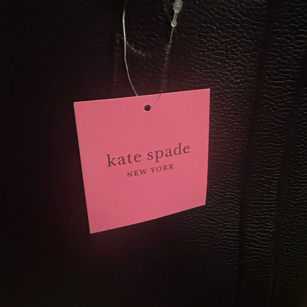 kate spade Black Pebbled Leather Tote - Picture 6 of 8